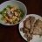 Dhufish wings and belly with salad